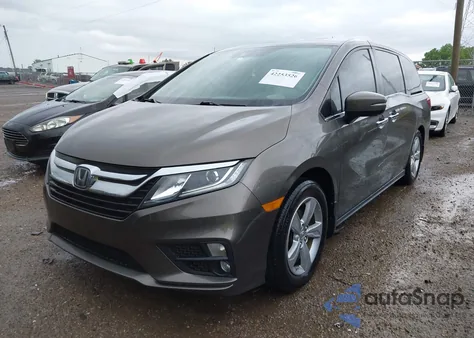 2018 Honda Odyssey Ex-L из США, поврежденный, VIN 5FNRL6H70JB105837